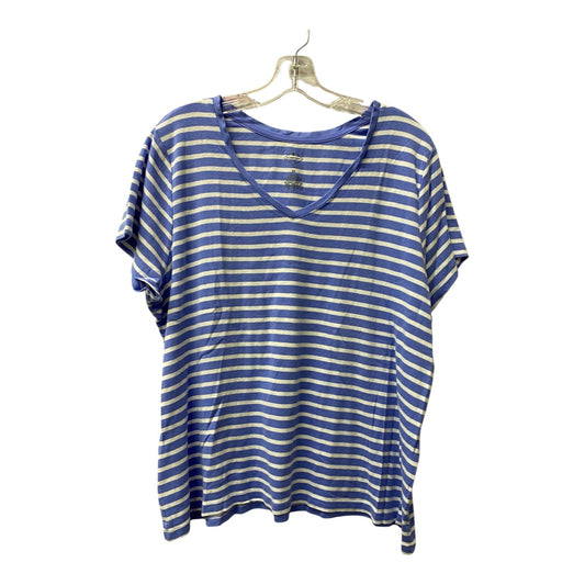 Top Ss By St Johns Bay In Blue & White, Size:2X