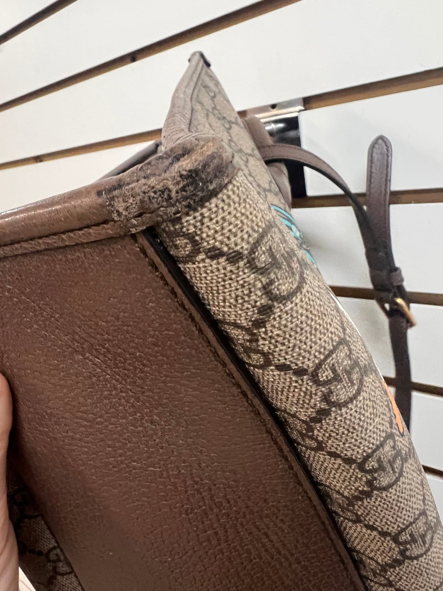 HANDBAG LUXURY DESIGNER by GUCCI In BROWN, Size: MEDIUM