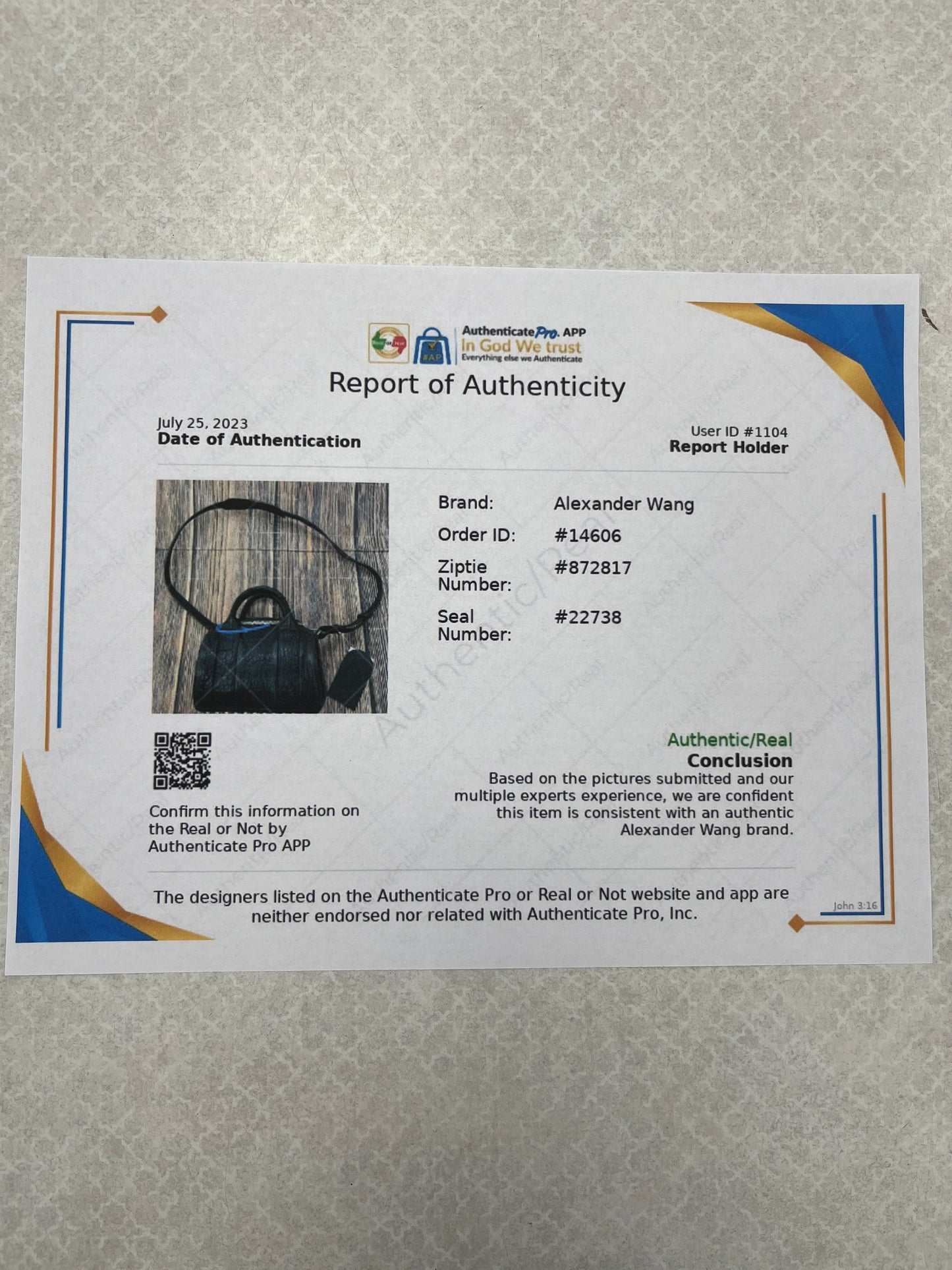 Crossbody Luxury Designer By Alexander Wang, Size: Small