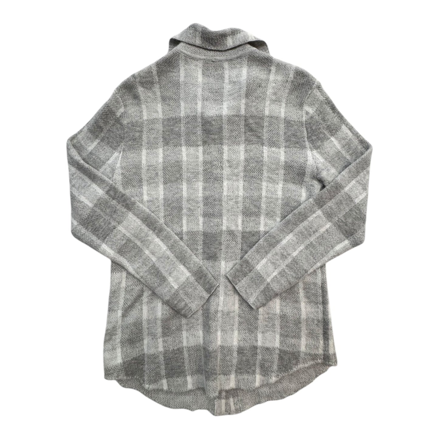 Jacket Shirt By William Rast In Grey & White, Size:M