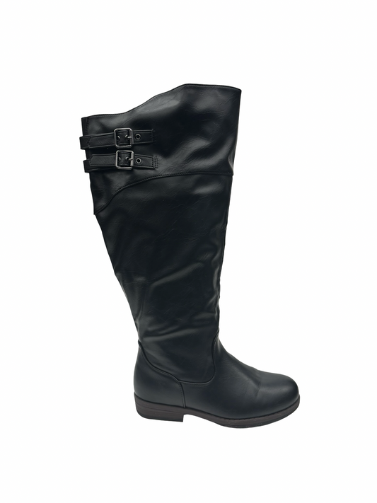 Boots Over-The-Knee Heels By Cme In Black, Size:8