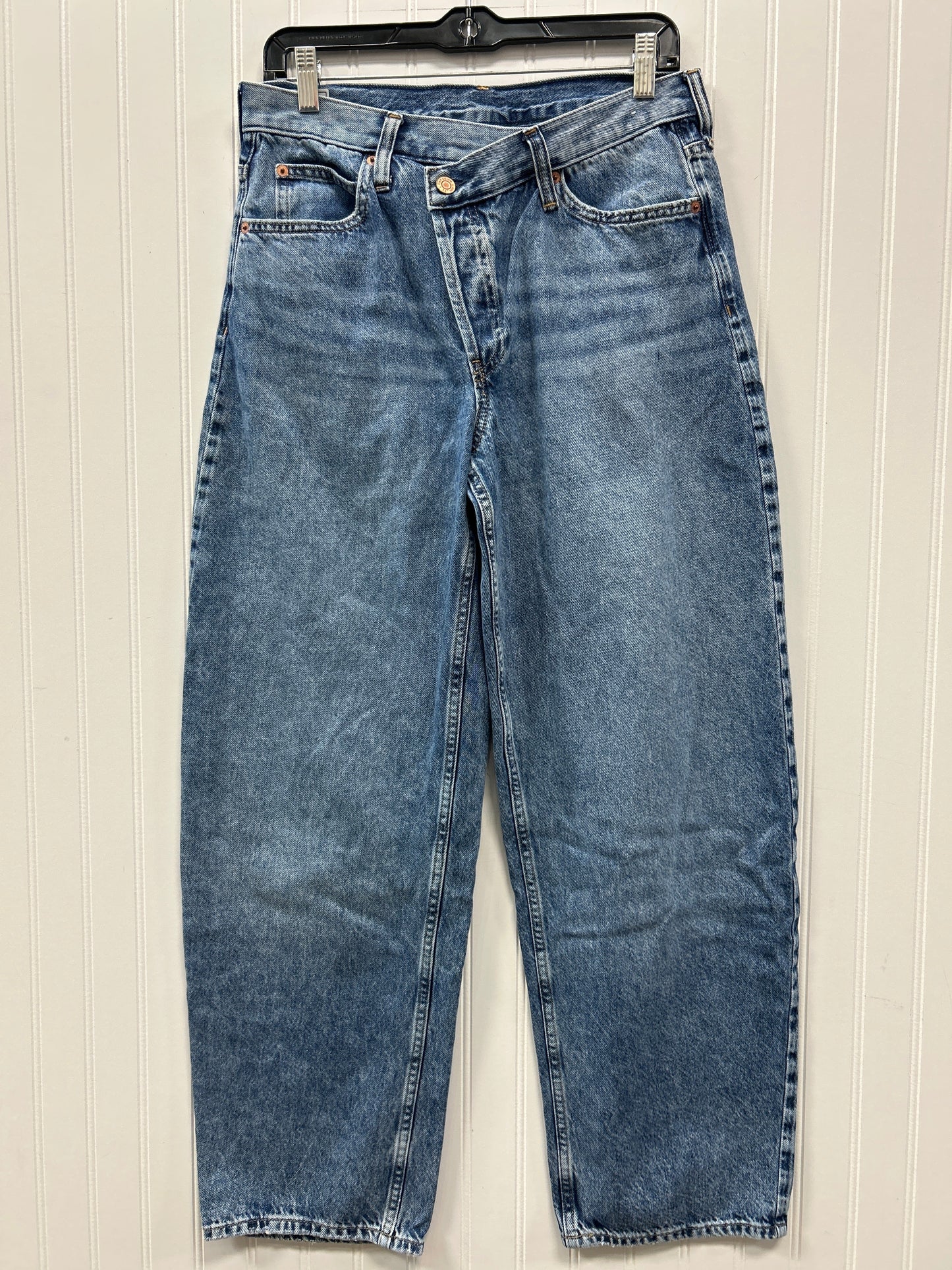 Jeans Straight By Gap In Blue Denim, Size:6