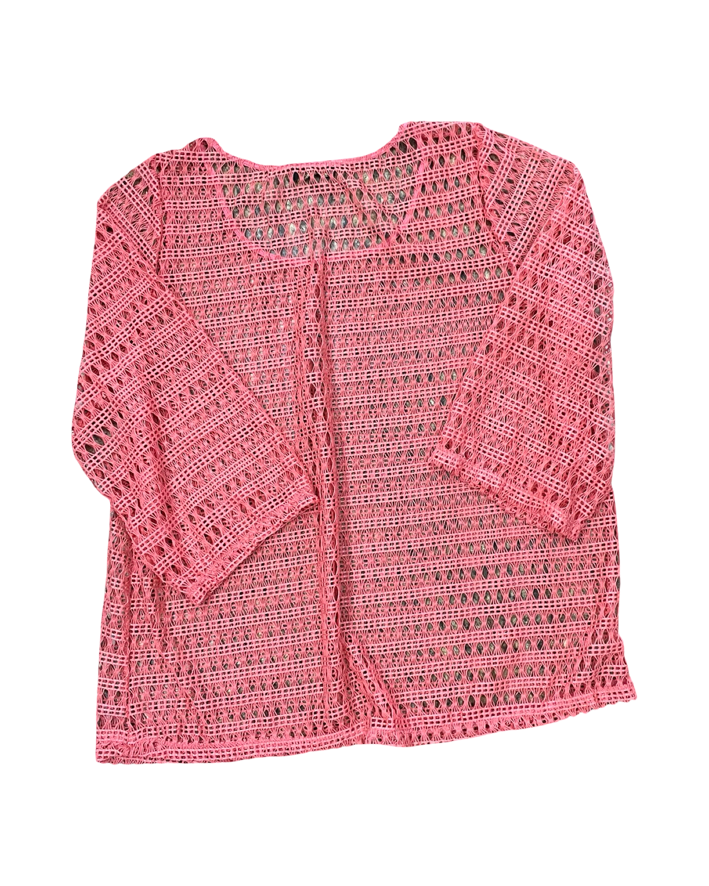 Top 3/4 Sleeve By Cal Style In Orange, Size:Xl