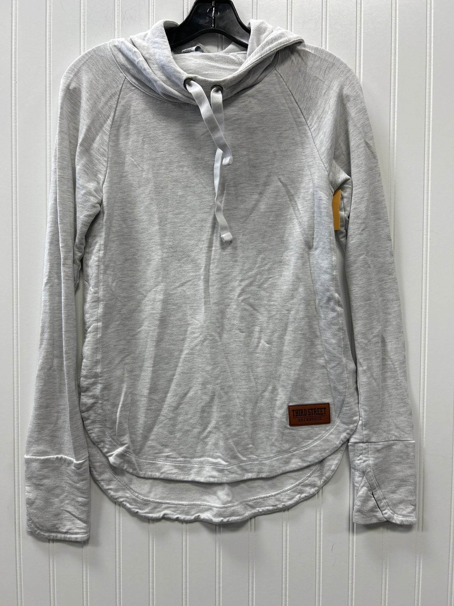 Sweatshirt Hoodie By Clothes Mentor In White, Size:S