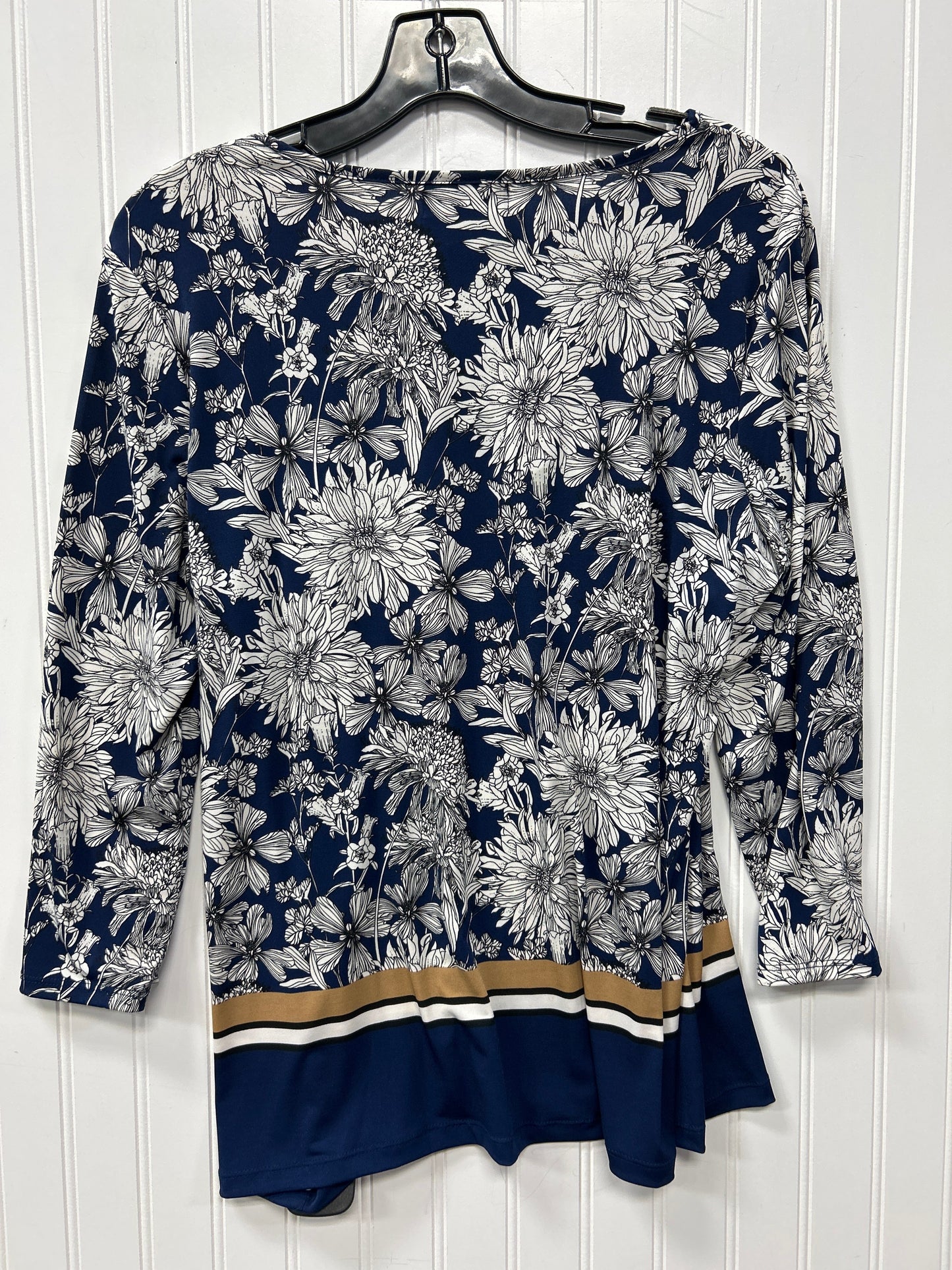 Top Ls By Liz Claiborne In Blue, Size:L