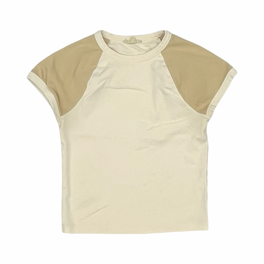 Top Ss By Madewell In Tan, Size:S