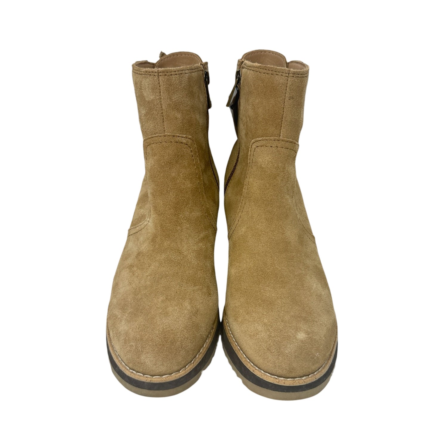 Calia Wedge Boots By Earth In Tan, Size: 9.5