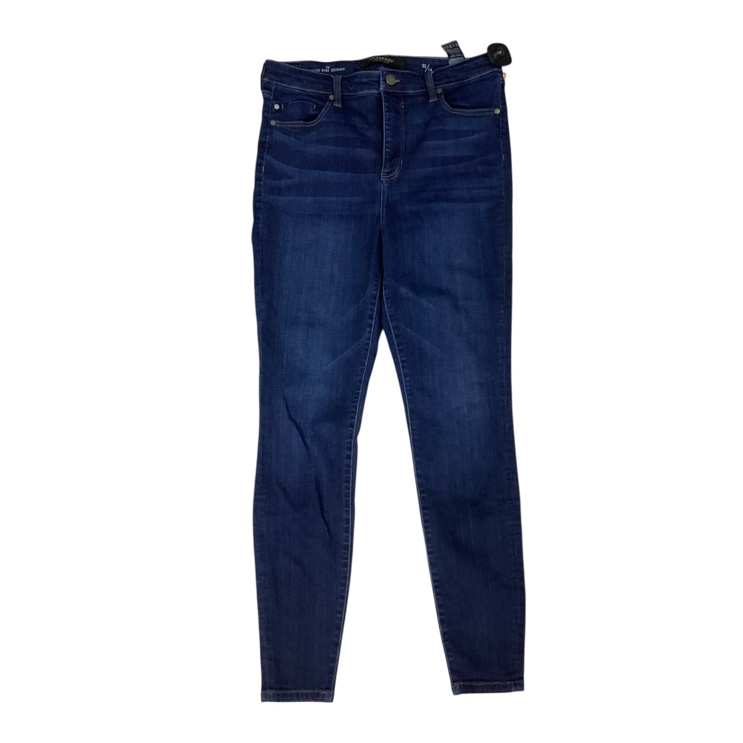 Jeans Skinny By Liverpool In Blue, Size:14