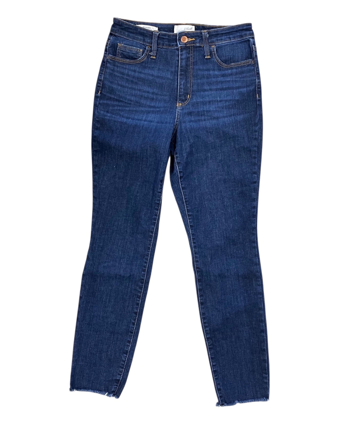 Jeans Skinny By Universal Thread In Blue Denim, Size:6
