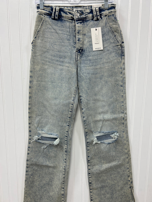 Jeans Wide Leg By Cmc In Blue Denim, Size:4