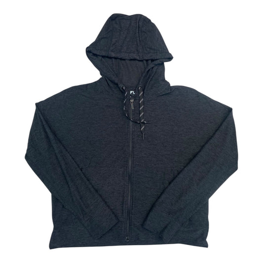 Athletic Jacket By Flx In Black, Size:L