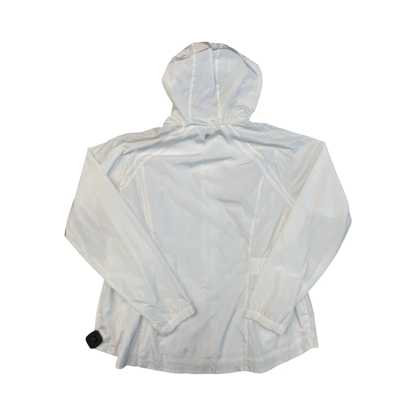 Athletic Jacket By Fila In White, Size:Xxl