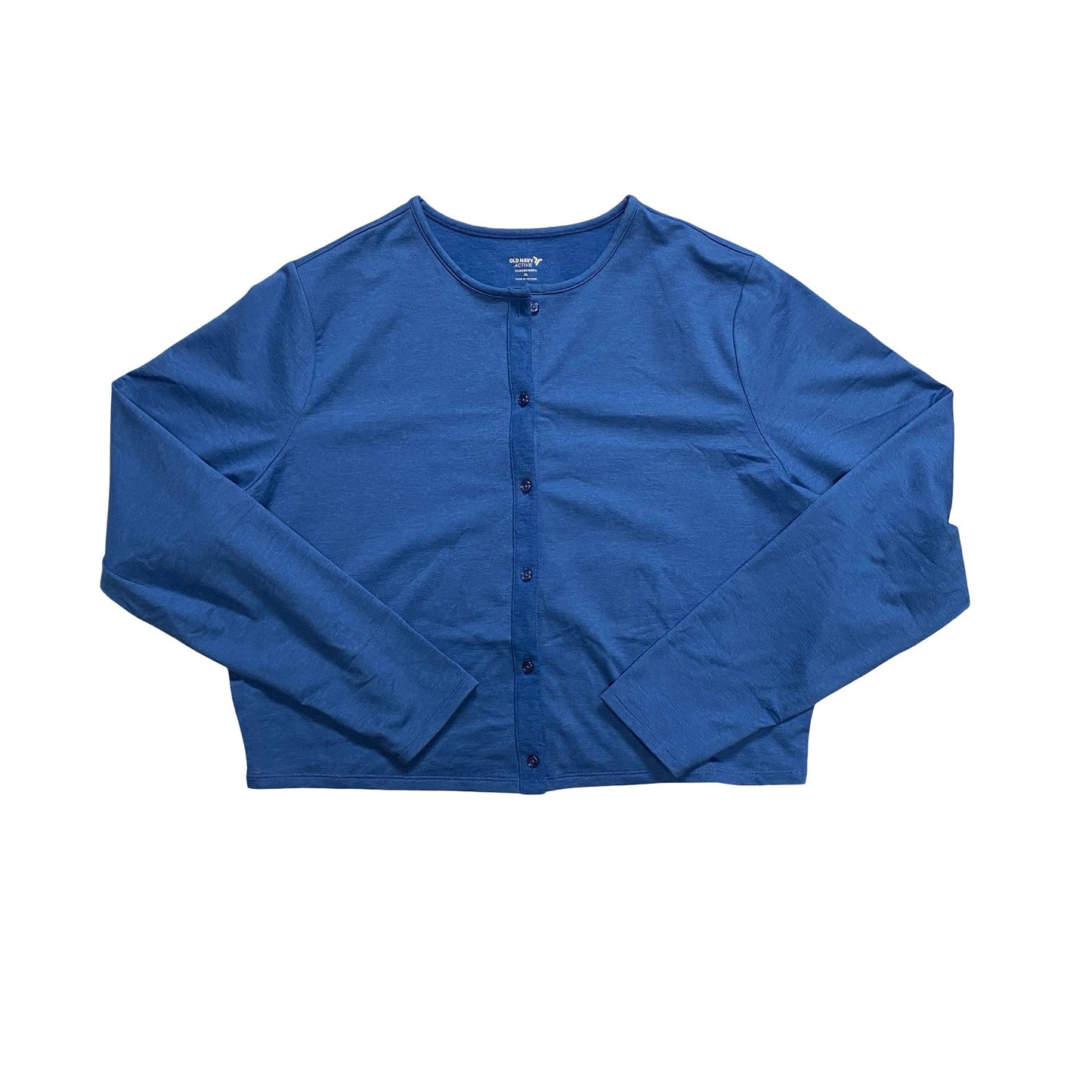 Athletic Top Ls Collar By Old Navy In Blue, Size:Xl