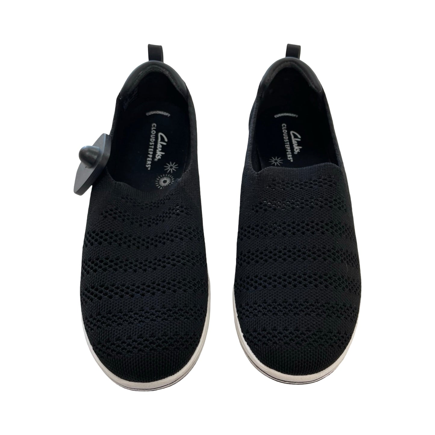 Shoes Athletic By Clarks In Black, Size:8
