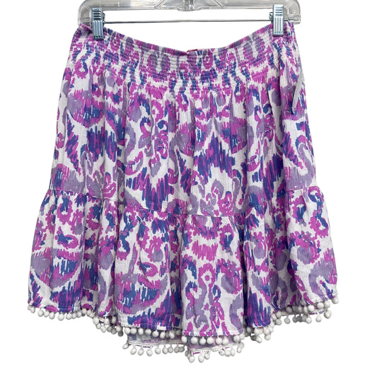 Skirt Designer By Lilly Pulitzer In Purple & White, Size:8