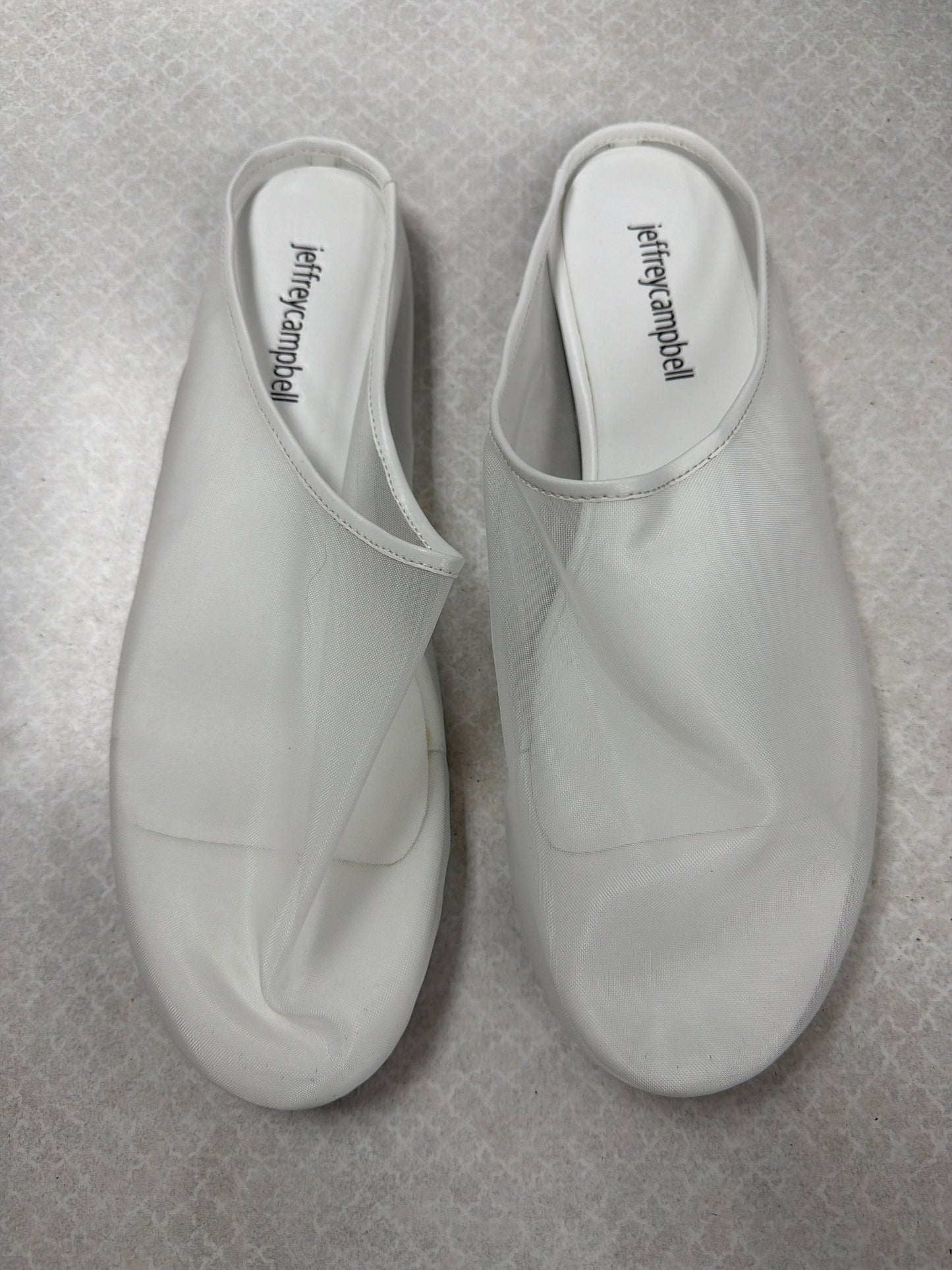 Shoes Flats By Jeffrey Campbell In White, Size:8