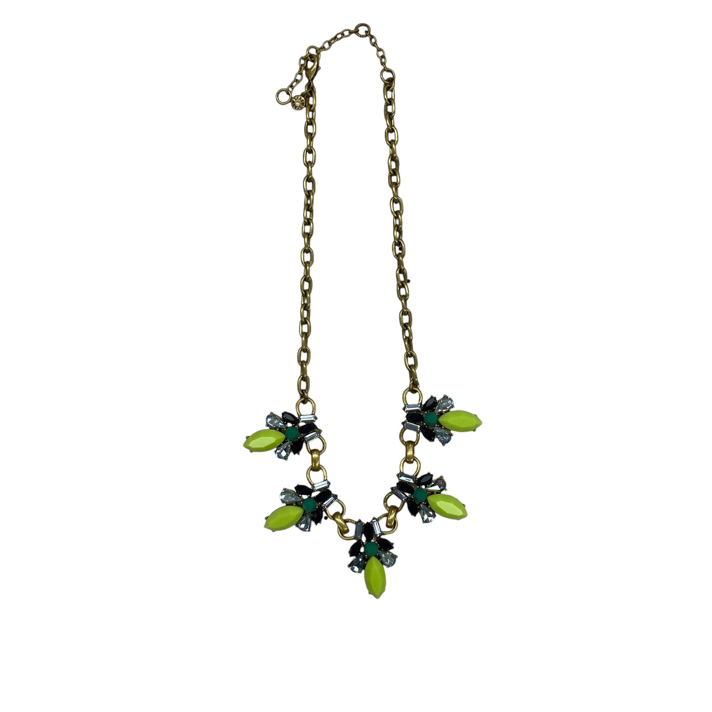 Necklace Statement By J. Crew In Blue & Gold