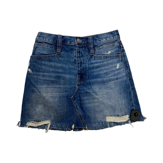 Skirt Mini & Short By Madewell In Blue Denim, Size:0