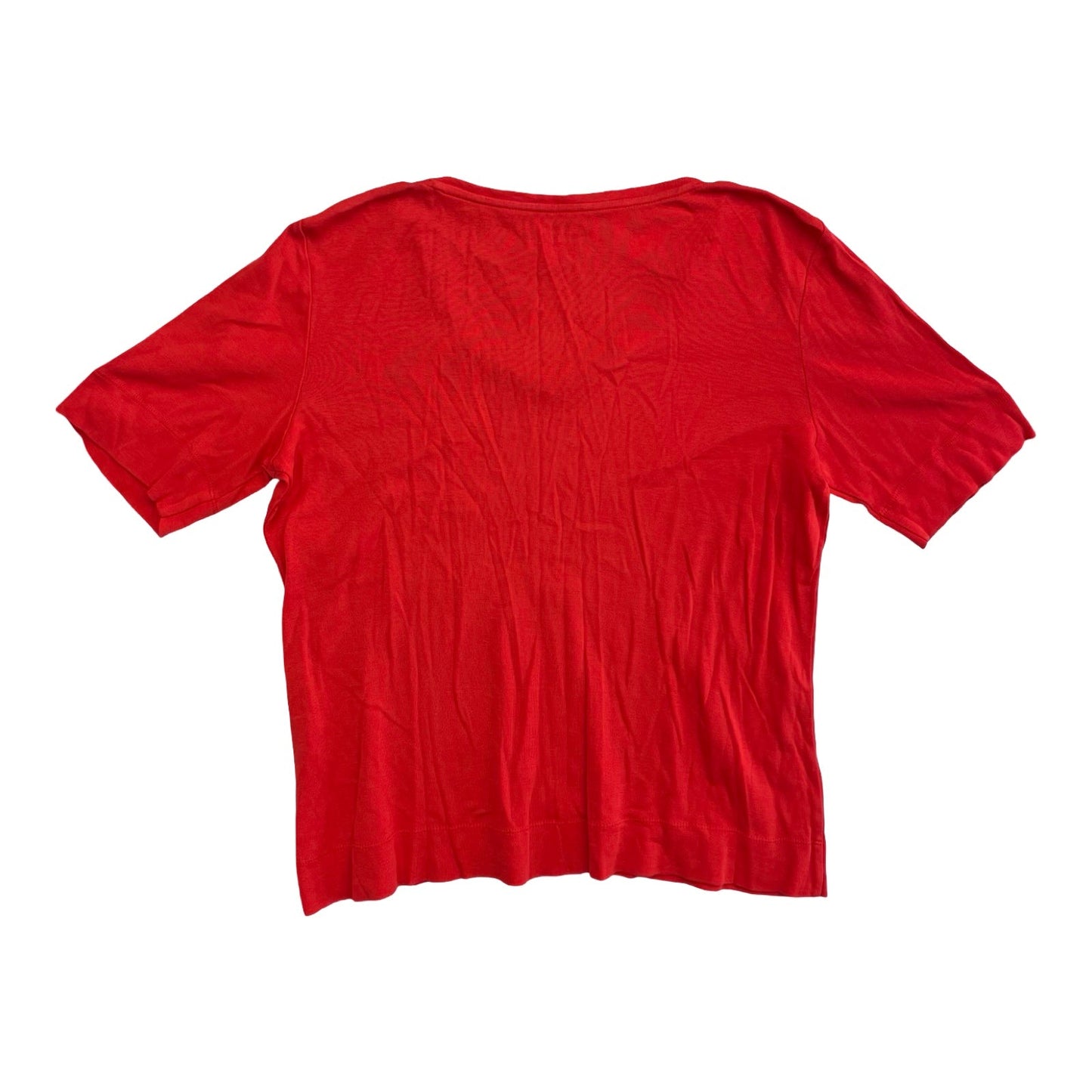 Top Ss Basic By Chicos In Red, Size:M