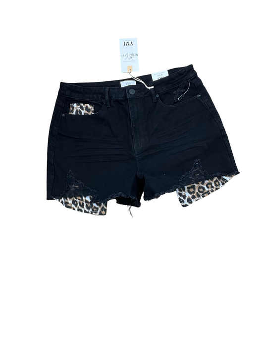 Shorts By Ymi In Black Denim, Size:12