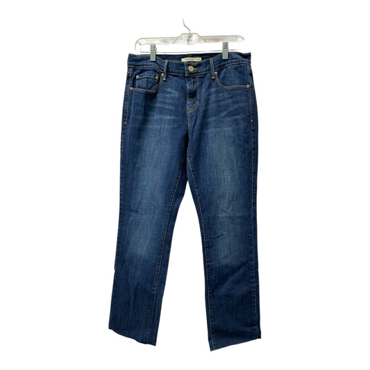 Jeans Straight By Levis In Blue, Size:8