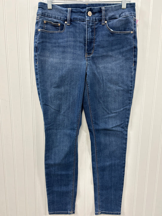 Jeans Skinny By Seven 7 In Blue Denim, Size:10