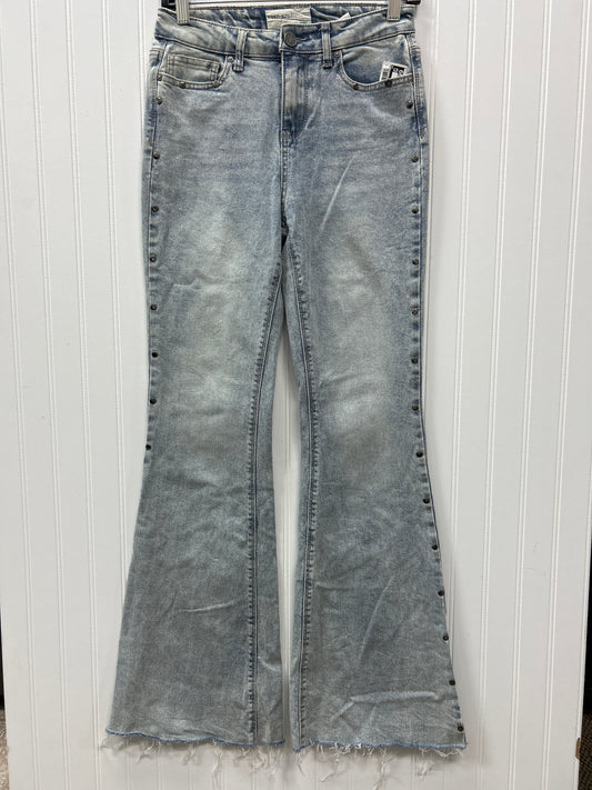 Jeans Flared By Cmb In Blue Denim, Size:6