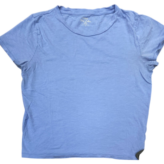 Top Ss Basic By J. Crew In Blue, Size:L