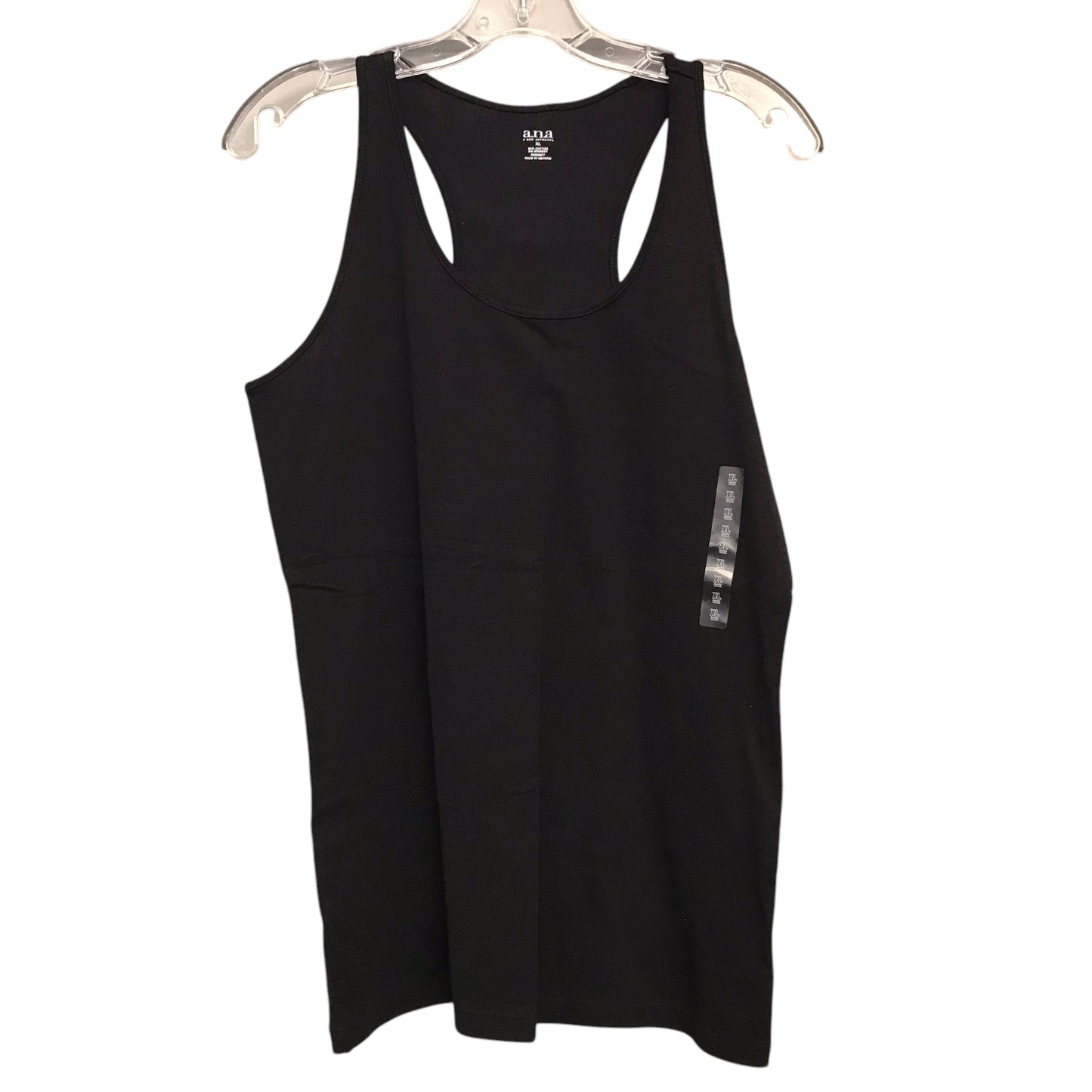 Tank Top By Ana In Black, Size:Xl