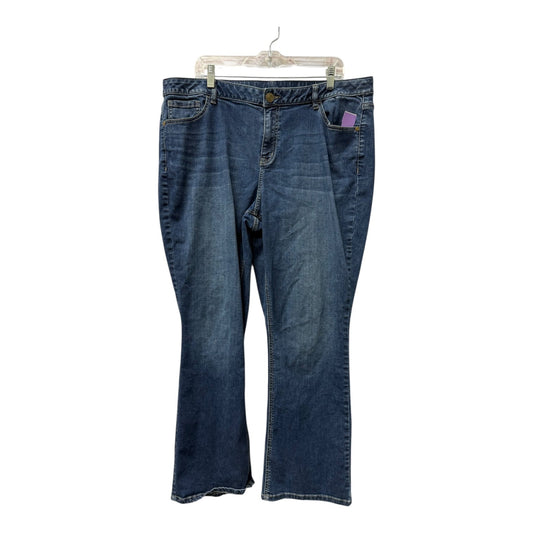 Jeans Boot Cut By Lane Bryant In Blue, Size:20
