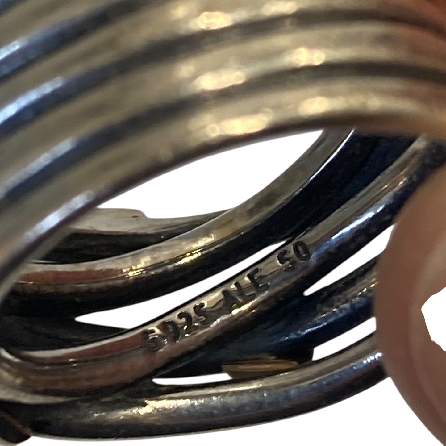 Ring Sterling Silver In Silver