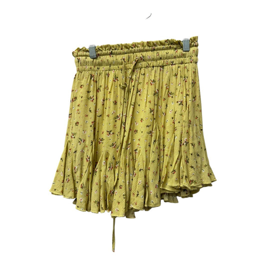 Skort By White Birch In Yellow, Size:4
