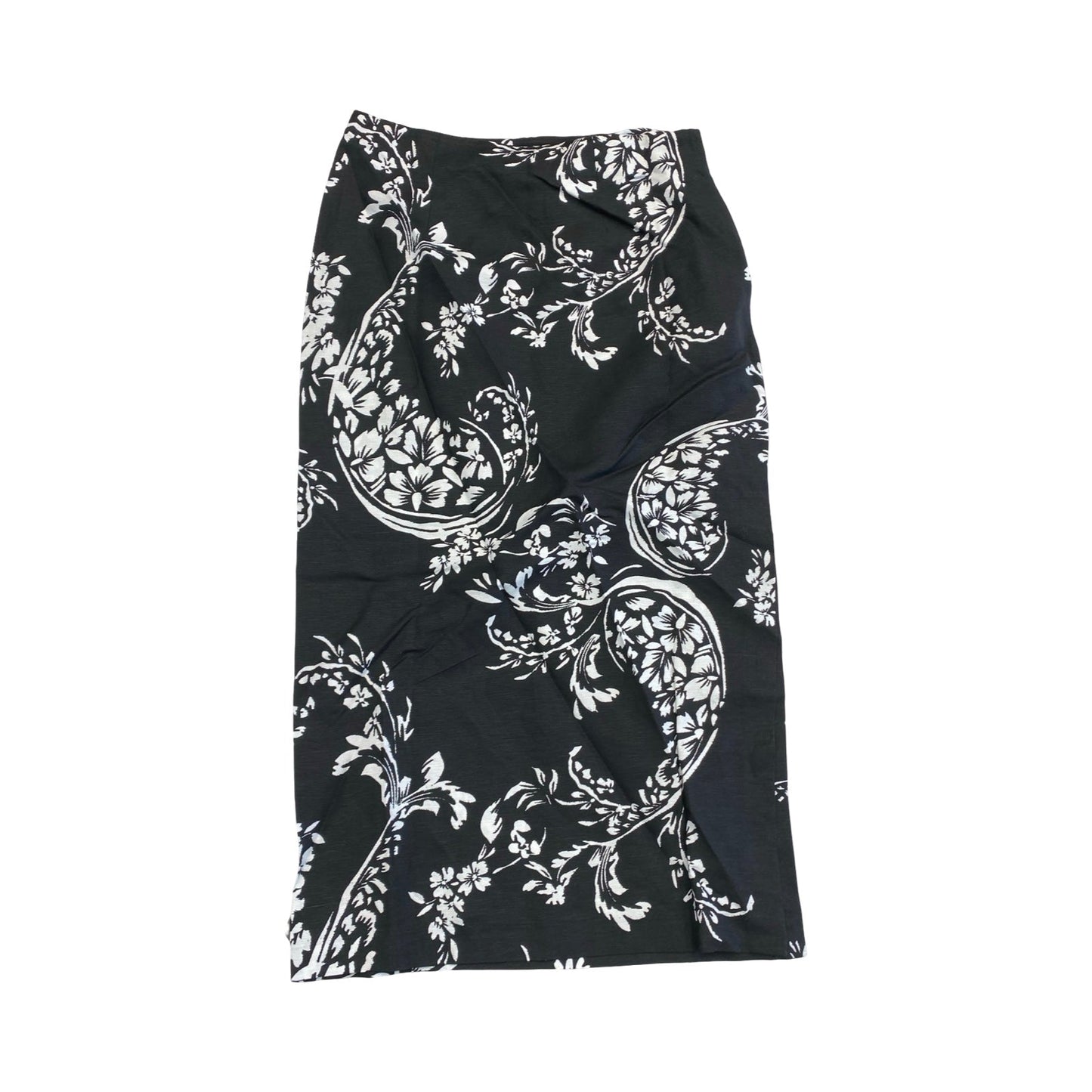 Skirt Maxi By Loft In Black & White, Size:6