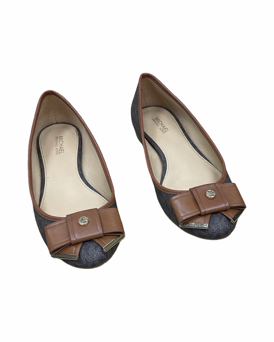 Shoes Flats By Michael By Michael Kors In Brown, Size:6
