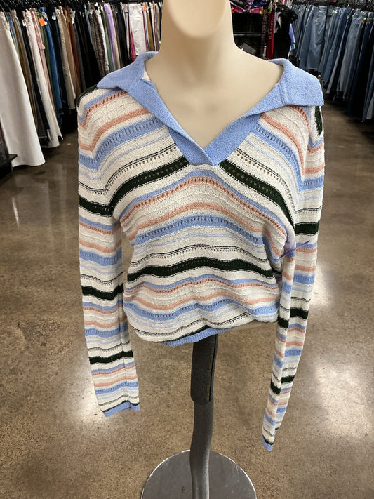 Sweater By Madewell In Striped Pattern, Size:M