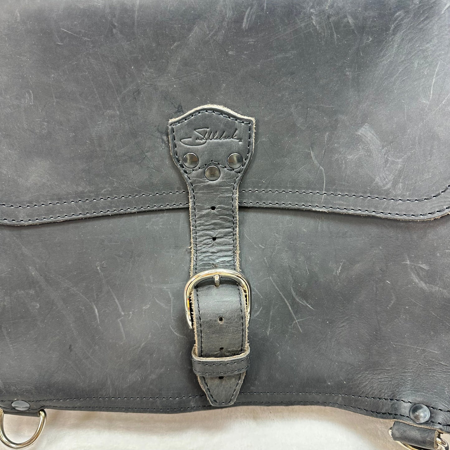 Laptop Bag Leather By SADDLEBACK, Size: Medium