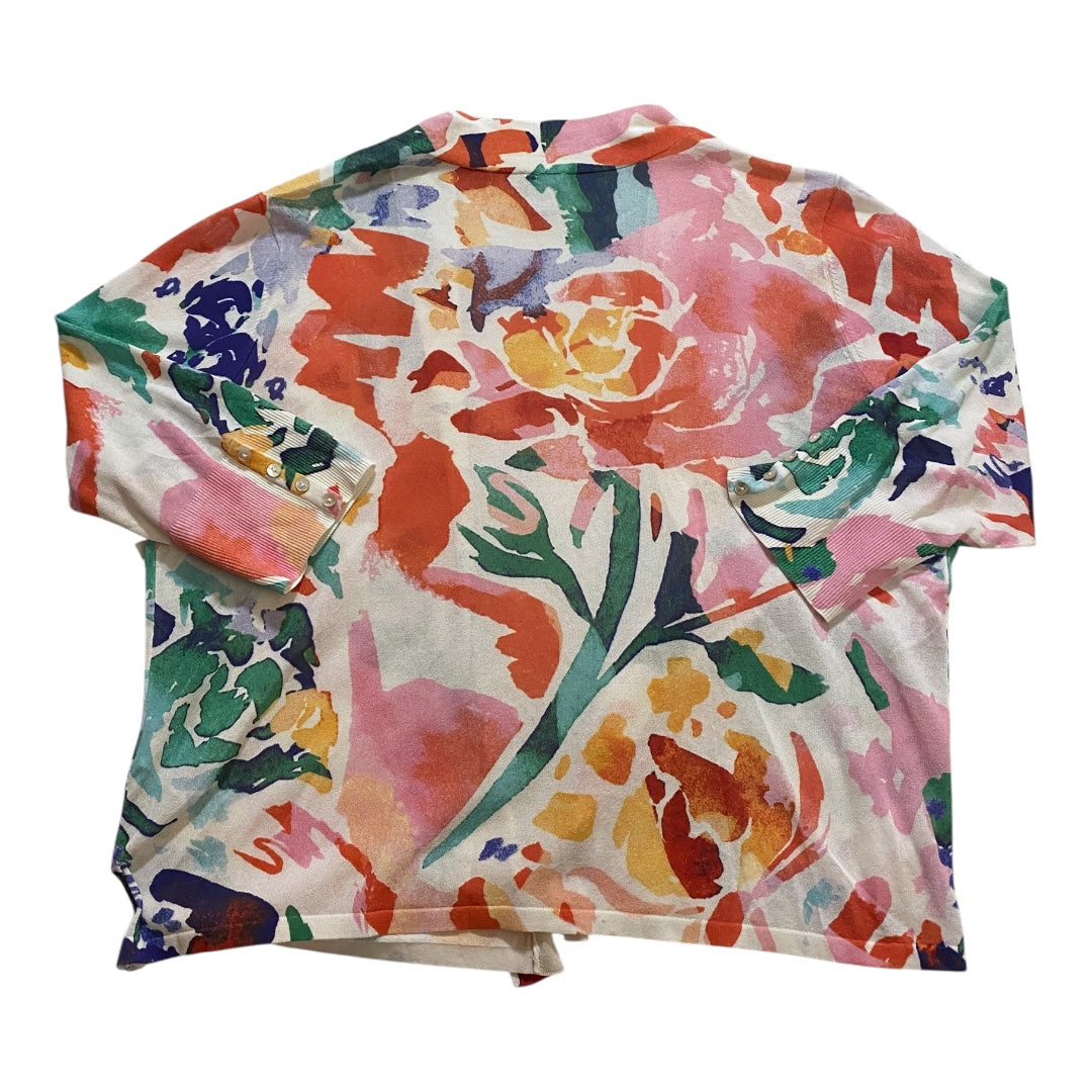 Sweater Cardigan By Chicos In Multi, Size:Xl