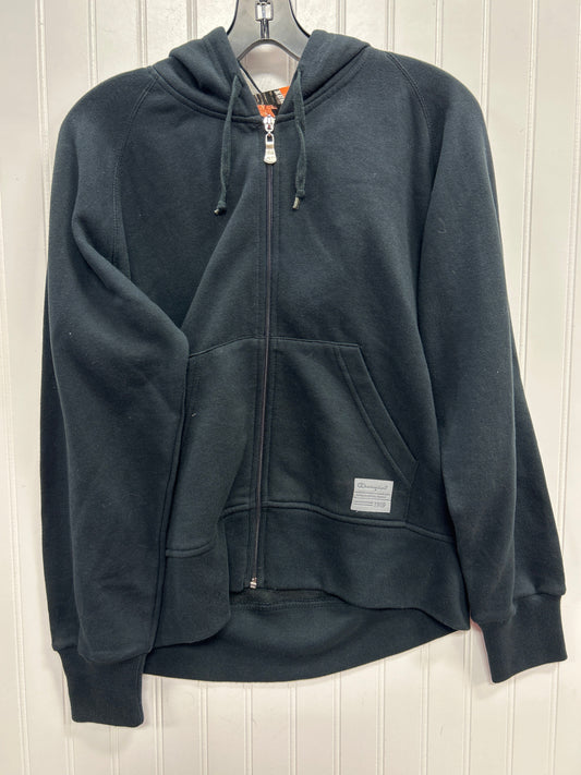 Sweatshirt Hoodie By Champion In Black, Size:M