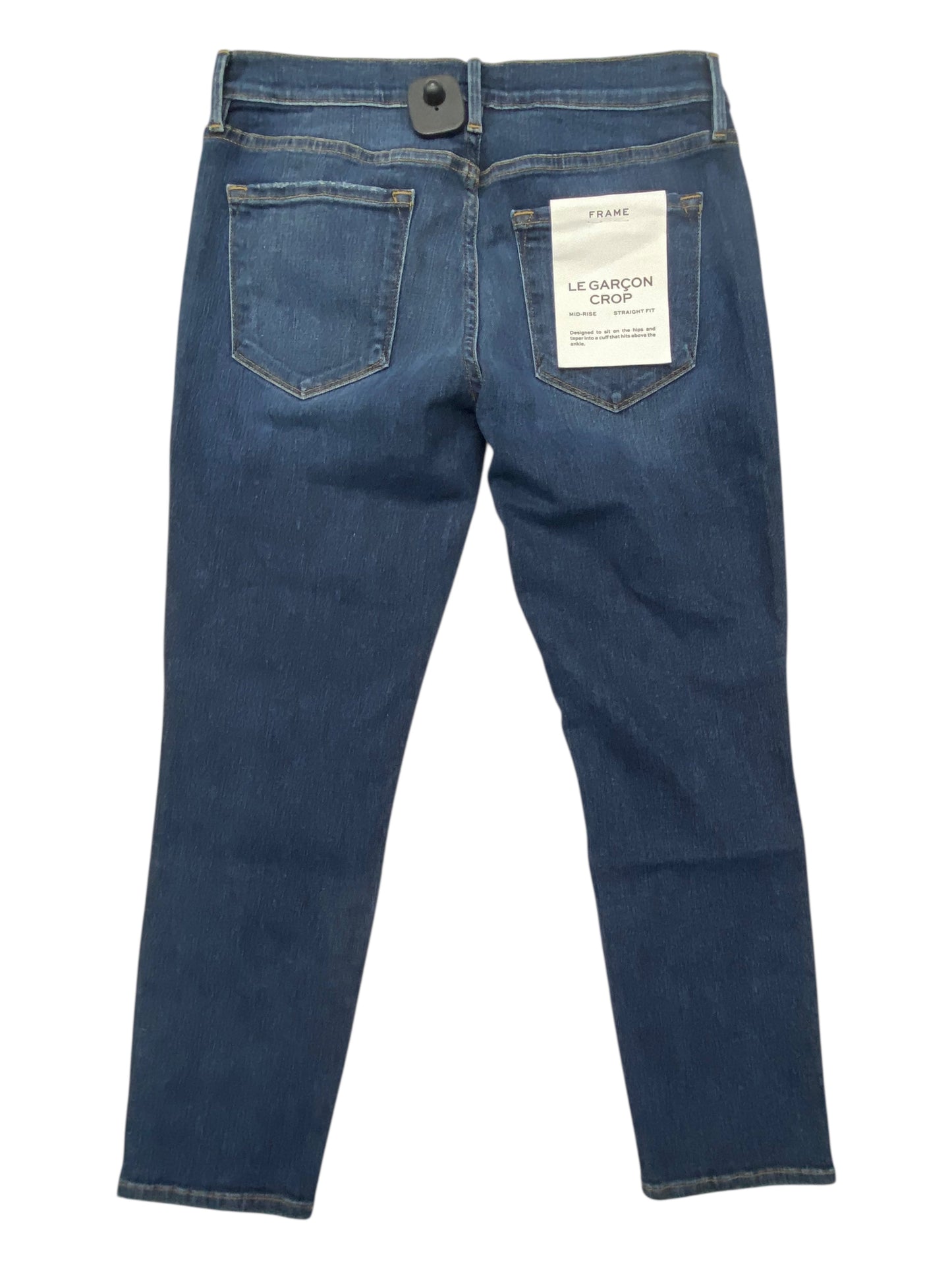 Jeans Cropped By Frame In Blue, Size:2