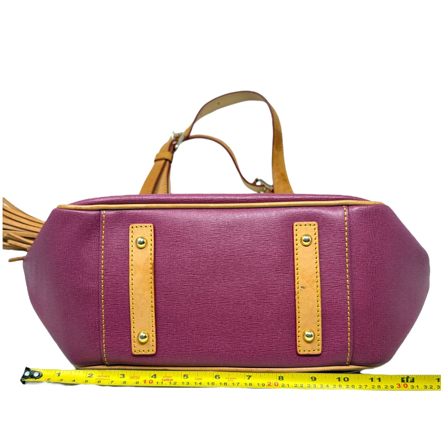 Maddie Shoulder Bag In Violet Quartz Designer By Dooney And Bourke, Size: Medium