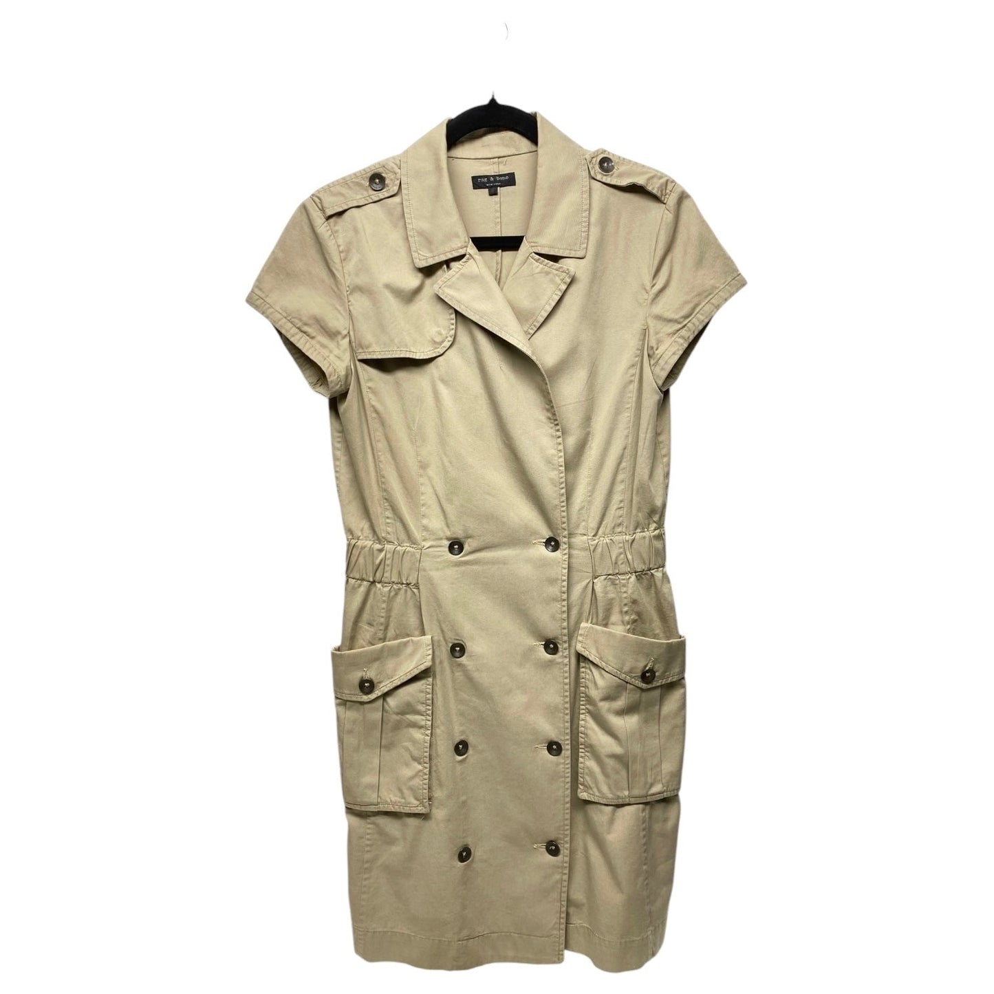 Dress Designer By Rag And Bone In Tan, Size: 8