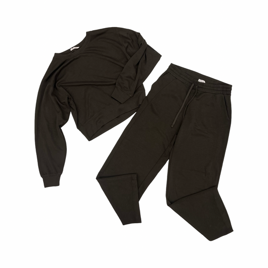 Lounge Set Pants By Double Zero In Brown, Size:M