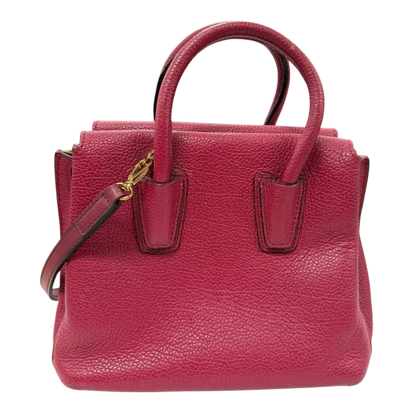 Handbag Luxury Designer By Mcm In Pink, Size:Small