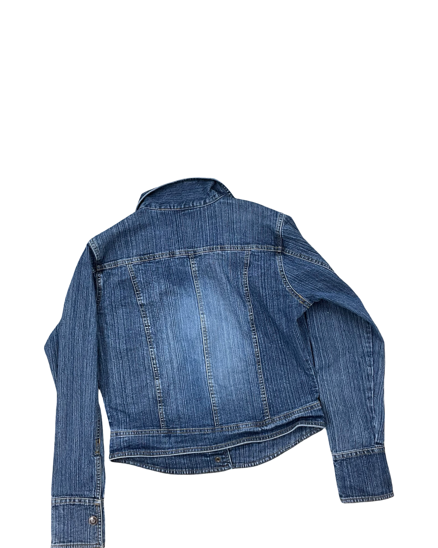Jacket Denim By Clothes Mentor In Blue Denim, Size:M