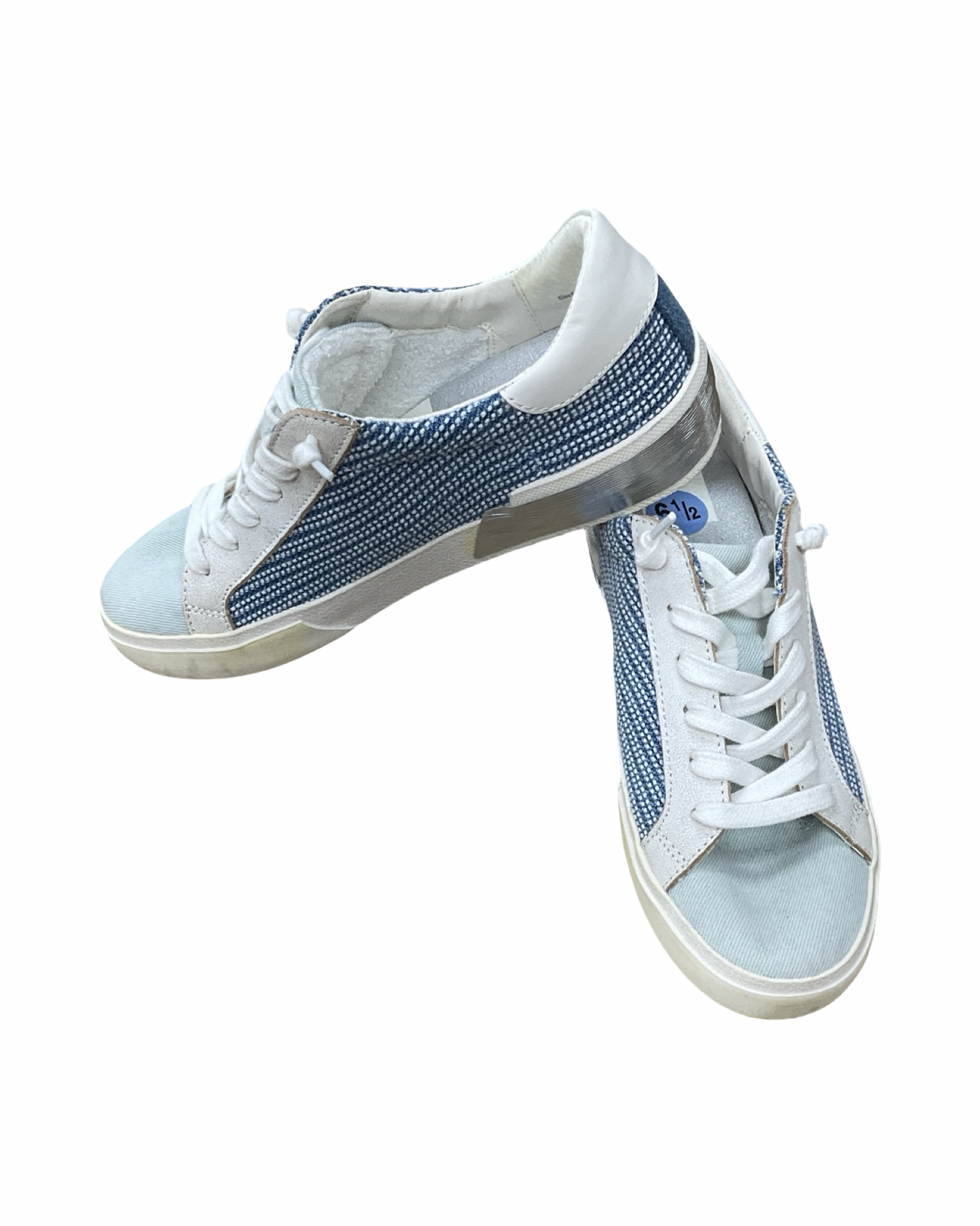 Shoes Sneakers By Dolce Vita In Blue & White, Size:6.5