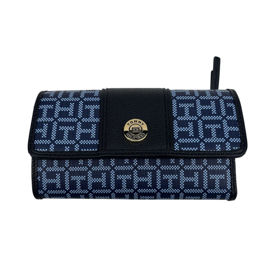 Wallet By Tommy Hilfiger In Blue, Size:Medium
