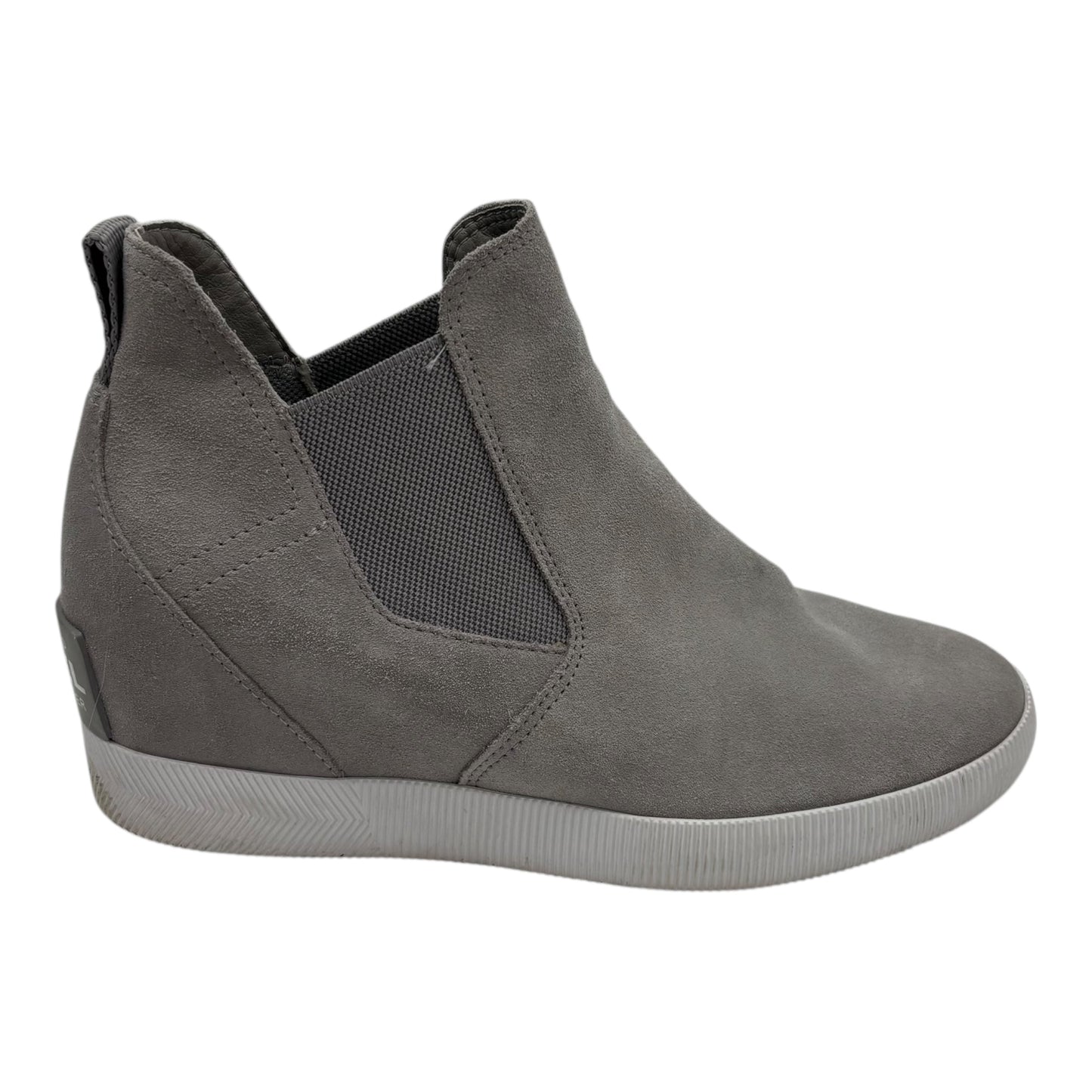Boots Ankle Heels By Sorel In Grey, Size:9