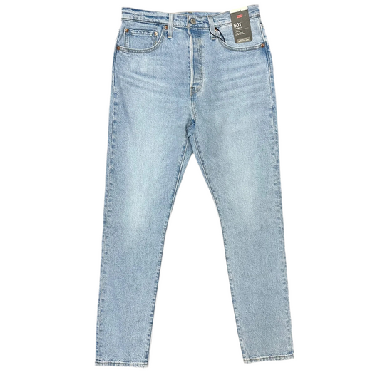 Jeans Skinny By Levis In Blue Denim, Size: 10