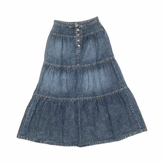 Skirt Midi By Bp In Blue Denim, Size:M