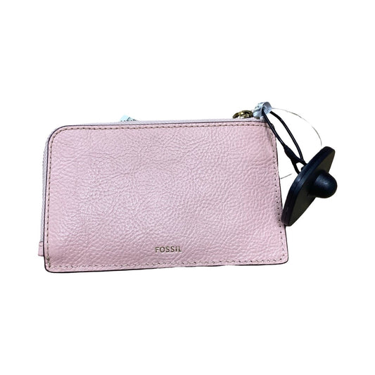 Id/Card Holder By Fossil In Plaid Pattern